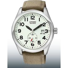 Citizen Everyday Sport wrist watches: Eco-Drive Steel Ivory Dial bv108