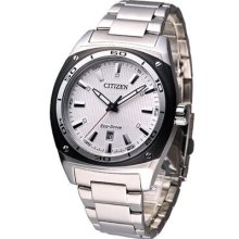 Citizen Gents Eco-drive Watch White Aw1041-53b