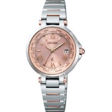 Citizen Happy Flight Eco-drive Ec1014-65w Ladies Watch