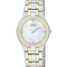 Citizen Ladies Eco-drive Stiletto Diamond Watch Eg3154-51d