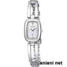 Citizen Lineup Xc Eco-drive Ladies Eg2830-52a Silver X White Watch