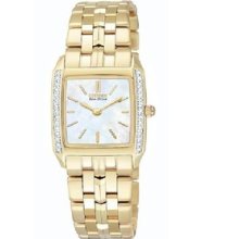 Citizen Women Gold Tone Diamond Watch Eg3112-51d