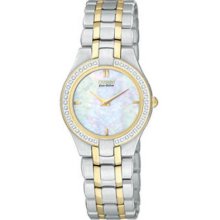 Citizen Women's Eco-drive Stiletto Eg3154-51d Bnib 2 Tone $205 Off Free Sh