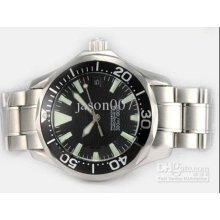 Classic Style Men's Automatic Sea Master Wrist Watch Stainless Steel