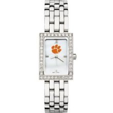 CLEMSON UNIV LADIES ALLURE WATCH STAINLESS BRACELET