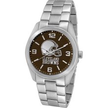 Cleveland Browns Elite Series Men's Silver Watch