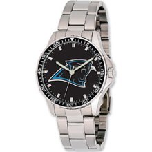 Coach Carolina Panthers Watch w/ Stainless Steel Band - NFL Officially Licensed