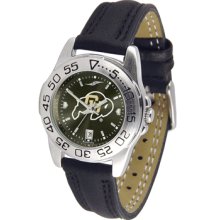 Colorado Golden Buffaloes Sport Leather Band AnoChrome-Ladies Watch