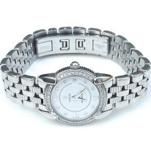 Concord Ladies Dress Impresario Watch Diamond Bezel Dial Steel