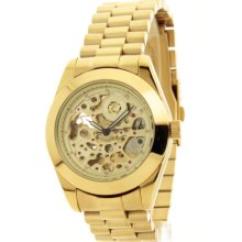 Croton Imperial Gents IPG Gold Plated Stainless Steel 21 Jewels Automa