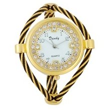 Dandy Stylish Round Case Women's Analog Bracelet Watch