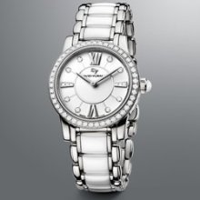 David Yurman Classic 30mm Quartz, White Ceramic