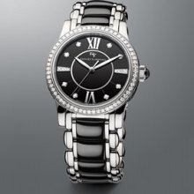 David Yurman Classic 34mm Quartz, Black Ceramic