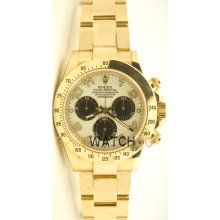 Daytona 18K Yellow Gold 116528 Panda Dial