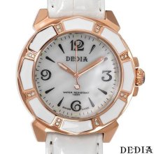 DEDIA 6201LL030 Swiss Movement Diamond Ladies Watch