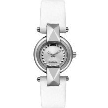 Diesel DZ5168 Stainless Steel and White Leather Women's Watch