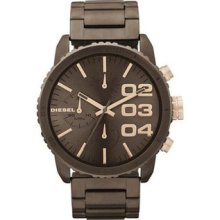 Diesel Dz5319 Brown Ip Stainless Steel Brown Dial Chronograph Womens Watch