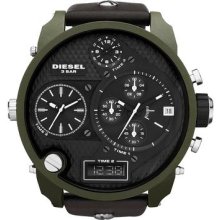 Diesel Dz7250 Men's Sba Oversize Quad Time Zone Analog Digital Chronograph Watch