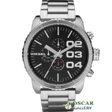 Diesel Franchise Dz4209 Chronograph Men's Watch 2 Years Warranty