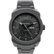 Diesel Men's Blackout Quartz Black Stainless Steel Bracelet Watch