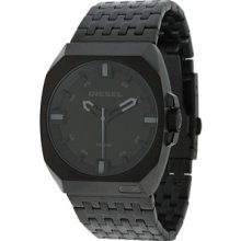 Diesel Men's DZ1546 Black Stainless-Steel Quartz Watch with Black Dial