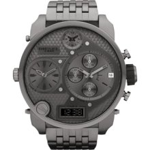 Diesel Men's DZ7247 Grey Stainless-Steel Quartz Watch with Grey Dial