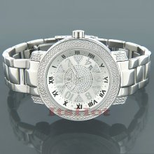 Discount Super Techno Mens Diamond Watch 0.12ct