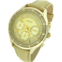 Dkny Chronograph Leather 50m Ladies Watch Ny8254