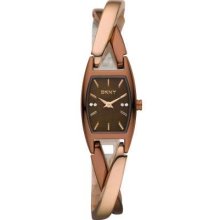 DKNY Ladies Two Tone Twisted Bracelet NY8439 Watch