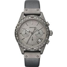 Dkny Leather Chronograph Ladies Watch Ny8653