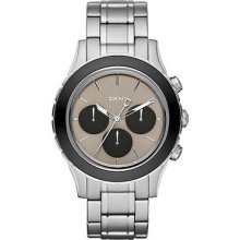 Dkny Ny8659 Men's Bracelet Stainless Steel Band Beige Dial Watch