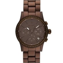 Dkny Watch Ny8349 Brown Aluminium Chronograph & Brown Dial Boyfriend