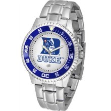 Duke Blue Devils Mens Steel Bandwrist Watch