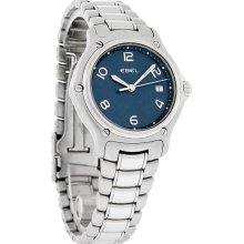 Ebel 1911 Series Ladies Blue Dial Swiss Quartz Watch 9087221/14665P