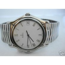 Ebel Sport Classic Steel White Dial Watch 9187142