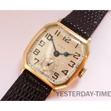 Elgin Fahys Model E8 1927 USA Gold Filled Gents Manual Watch