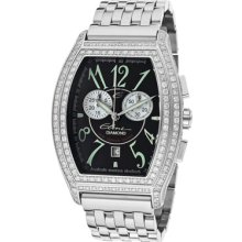 Elini Barokas Watches Men's New Yorker Grand Diamond Chronograph Black