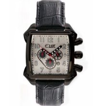 Equipe Bumper Men's Watch with Black Case and White Dial