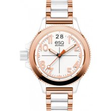 ESQ Fusion 07101403 White/Rose Gold Stainless Steel Watch