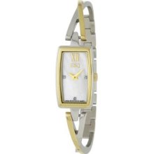 ESQ Sienna Ladies Bangle Watch Two-Tone Mother of Pearl 07101372