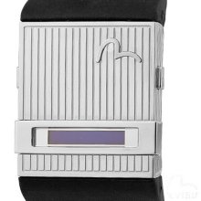 Evisu Habara Men's Stainless Steel Digital Quartz Watch Ev-7012-01 Leather