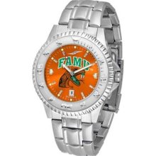 FAMU Florida A&M University Men's Stainless Steel Dress Watch