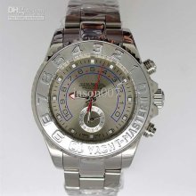 Fashion Mechanical Watch Yacht Master Ii Mens Automatic Watch Silver