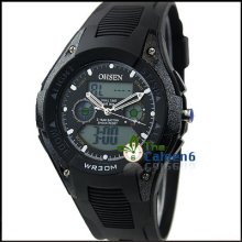 Fashion Ohsen Mens Quartz Date Sprot Wrist Watch Classic Week Quzrtz Dial Sh