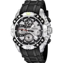 Festina Men's Tour de France F16543/1 Black Rubber Quartz Watch with Grey Dial