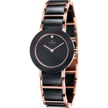 FJ-6004-33 Fjord Ladies CELILIA Ceramic 2 Hand Watch