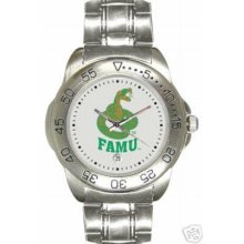 Florida A&m University Rattlers Famu Mens Wrist Watch