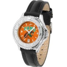 Florida A&M Rattlers Ladies Leather Wristwatch