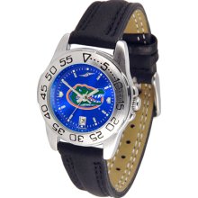 Florida Gators Sport Leather Band AnoChrome-Ladies Watch