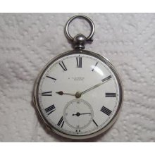 For Repair: L. Liomin Geneve Old Vintage Pocket Watch 46.5 Mm Diameter Case Appr